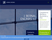 Tablet Screenshot of jbernalencinas.com